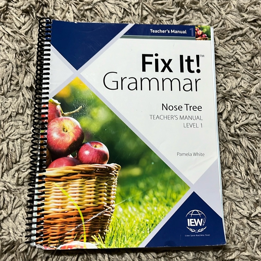 Fix it! Grammar nose tree level 1 teachers manual fourth edition